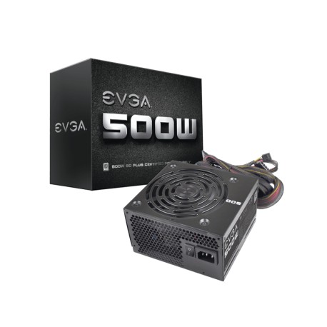 Fuente de poder EVGA 500W 80 Plus White