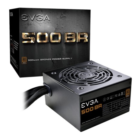 Fuente de poder EVGA 500BR 500W 80 Plus...