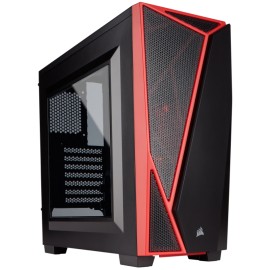 Gabinete Corsair Spec 04 Rojo - Mid-Tower...