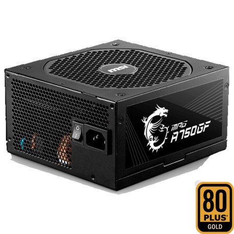 Fuente de poder MSI MPG A750GF 750W 80...